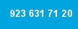 923 631 71 20 923 631 71 20
